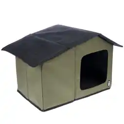 Zooplus TIAKI kattenhuis Camo 58x42x37cm aanbieding