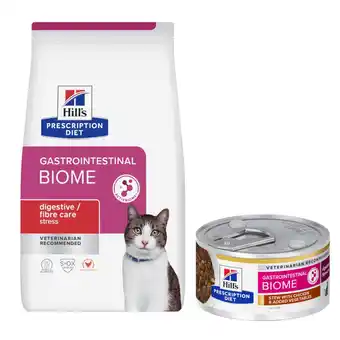 Zooplus 8 kg Hill's Prescription Diet Droogvoer + 6 x 82 g bijpassende natvoer gratis! aanbieding