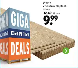 GAMMA OSB3 constructieplaat aanbieding