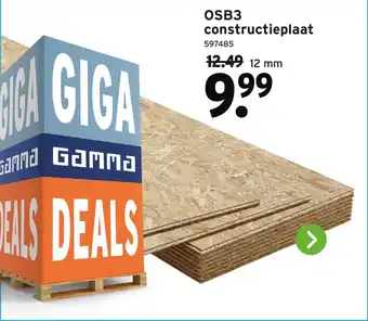 GAMMA OSB3 constructieplaat aanbieding