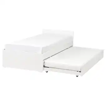 IKEA Wit vihals onderschuifbed met strak, minimalistisch design en lattenbodems aanbieding