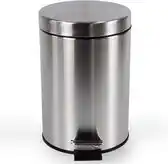 Bol.com BRASQ Pedaalemmer 20 Liter PB120 - Prullenbak met Pedaalemmer - Afvalbak - Vuilnisbak - RVS aanbieding
