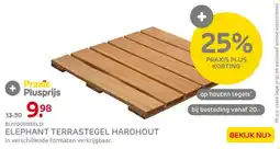 Praxis Elephant terrastegel hardhout aanbieding