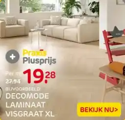 Praxis Decomode laminaat visgraat xl aanbieding