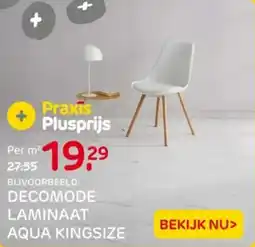 Praxis Decomode laminaat aqua kingsize aanbieding