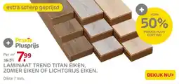 Praxis Laminaat trend titan eiken, zomer eiken of lichtgrijs eiken aanbieding