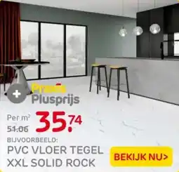 Praxis PVC vloer tegel xxl solid rock aanbieding