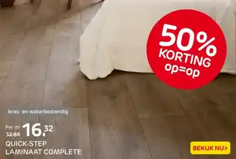 Praxis Quick-step laminaat complete aanbieding