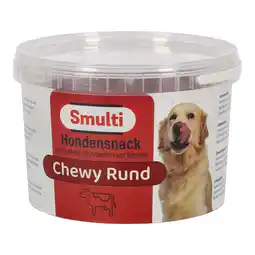 Van Cranenbroek Hondensnack chewy rund 1600g Smulti aanbieding