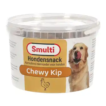 Van Cranenbroek Hondensnack chewy kip 1600g Smulti aanbieding