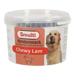 Van Cranenbroek Hondensnack chewy lam 1600g Smulti aanbieding