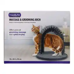 Van Cranenbroek Massageborstel kat boog 36x28,5x35cm aanbieding