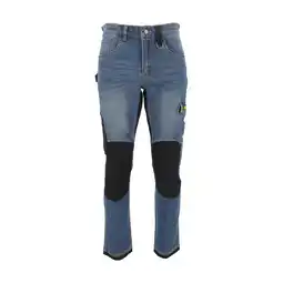 Van Cranenbroek Werkjeans Saxon Cratex Pro Line blauw aanbieding