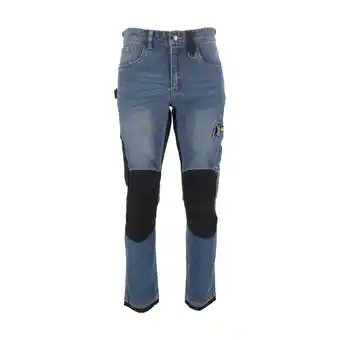 Van Cranenbroek Werkjeans Saxon Cratex Pro Line blauw aanbieding