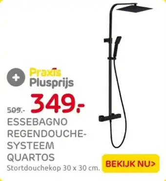 Praxis Essebagno regendouche systeem quartos aanbieding