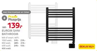 Praxis Eurom sani bathroom aanbieding