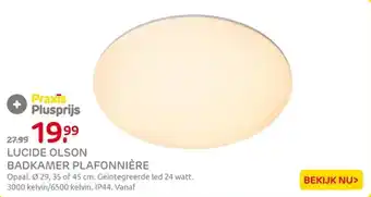 Praxis Lucide olson badkamer plafonnière aanbieding
