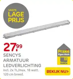 Praxis Sencys armatuur ledverlichting aanbieding