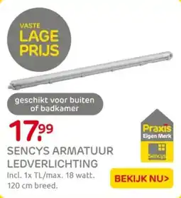 Praxis Sencys armatuur ledverlichting aanbieding