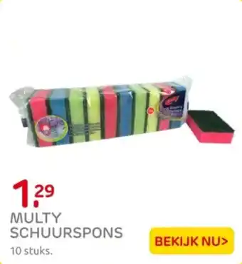 Praxis Multy schuurspons aanbieding