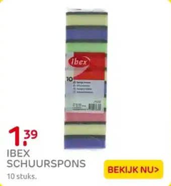 Praxis Ibex schuurspons aanbieding