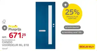 Praxis Cando voordeur ML 818 aanbieding