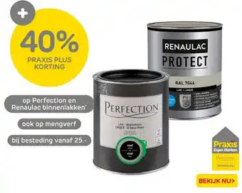Praxis op Perfection en Renaulac binnenlakken aanbieding