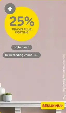 Praxis op behang aanbieding
