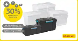 Praxis op Curver Handy en Kis Scuba opbergboxen aanbieding
