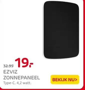 Praxis Ezviz zonnepaneel aanbieding