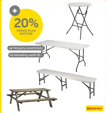 Praxis op het party assortiment aanbieding