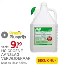 Praxis HG groene aanslag verwijderaar aanbieding