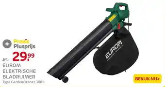 Praxis Eurom elektrische bladruimer aanbieding