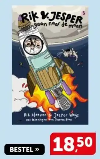Boekenvoordeel Rik&jesper gaan naar de maan aanbieding