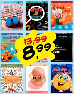 Boekenvoordeel Scheurkalenders aanbieding