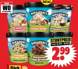 Dirk Ben & Jerry's iis aanbieding