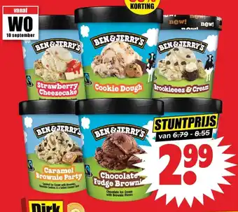 Dirk Ben & Jerry's iis aanbieding