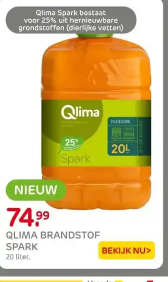 Praxis Qlima brandstof spark aanbieding