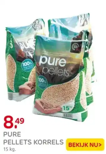 Praxis Pure pellets korrels aanbieding