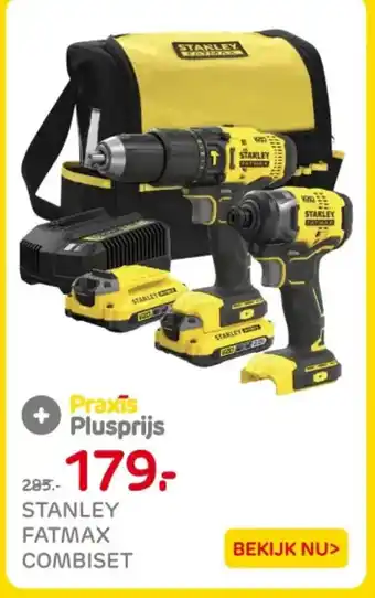 Praxis Stanley fatmax combiset aanbieding