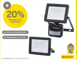 Praxis op Sencys breedstralers aanbieding