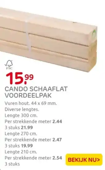 Praxis Cando schaaflat voordeelpak aanbieding