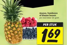 Boni Ananas, frambozen of blauwe bessen aanbieding