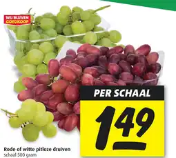 Boni Rode of witte pitloze druiven aanbieding