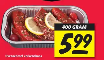 Boni Ovenschotel varkenshaas aanbieding