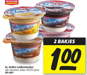 Boni Dr. Oetker wolkentoetjes aanbieding