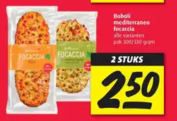 Boni Boboli mediterraneo focaccia aanbieding