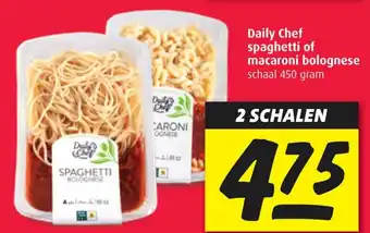 Boni Daily Chef spaghetti of macaroni bolognese aanbieding