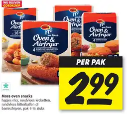 Boni Mora oven snacks aanbieding
