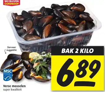 Boni Verse mosselen super kwaliteit aanbieding